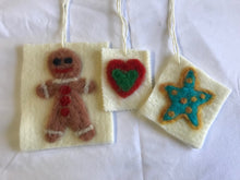 Load image into Gallery viewer, Copy of Felt Your  Own Christmas Ornaments (Gingerbread Man, Star, Heart)